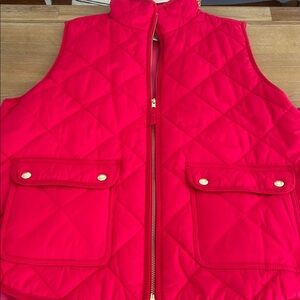 J Crew Pink quilted vest - S XL